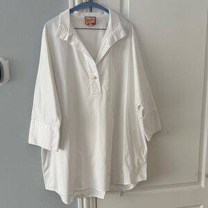 Tuckernuck xxxl white willow blouse